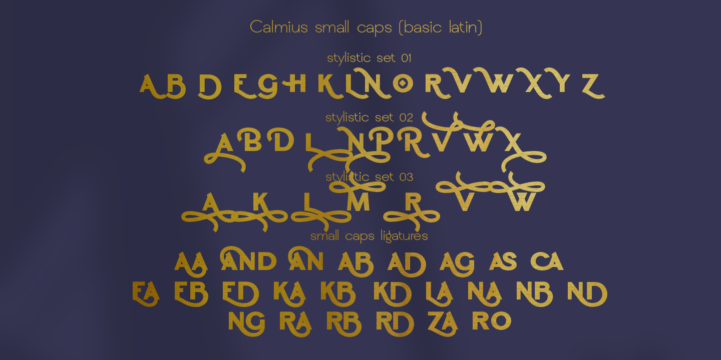 Przykład czcionki Calmius Sans High SemiBold